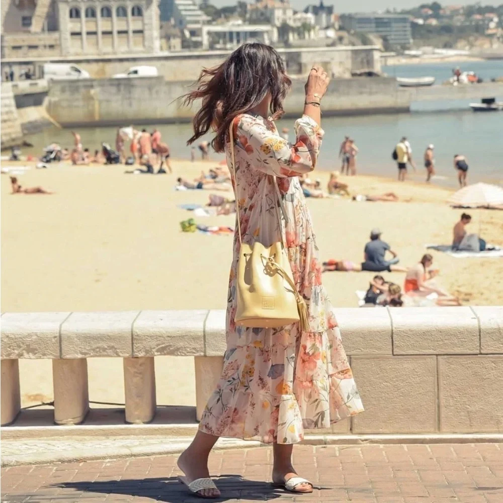 Blogger’s Favourite Zara Floral Print Maxi Shirt Dress size S - Picture 9 of 16